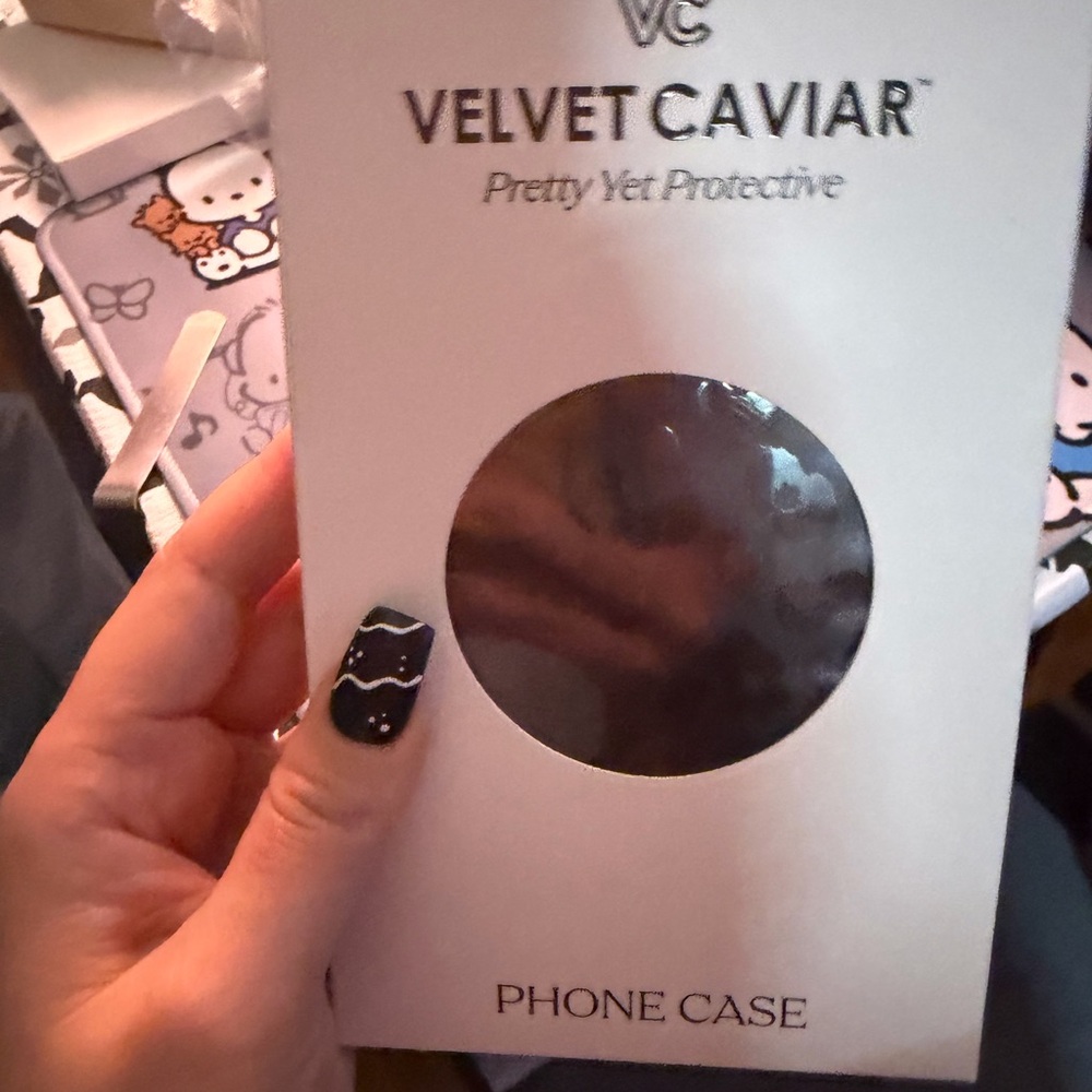 Velvet Caviar Black and White Phone Case 14pro max